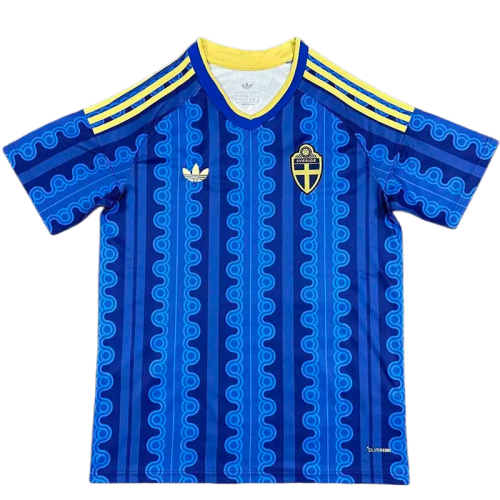 2026-27 Mens Sweden away blue Fans Soccer Jersey