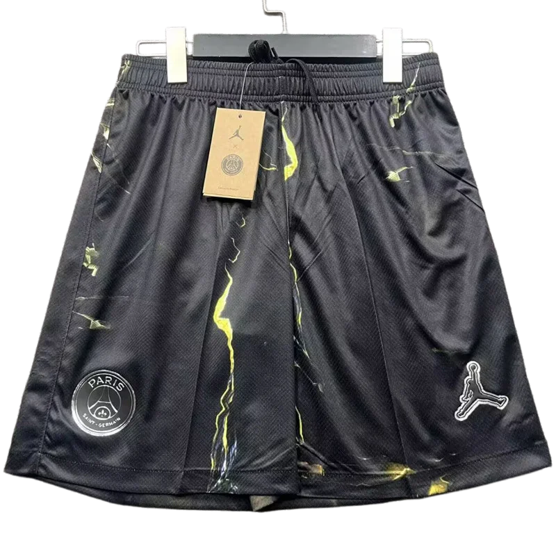 2025-26 PSG Night Edition Black Shorts Pants