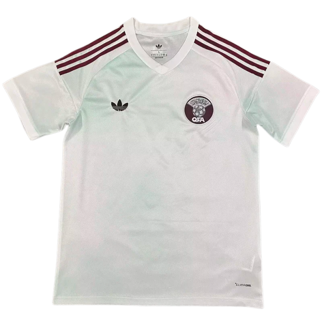 2026-27 Mens Qatar Away white Fans Soccer Jersey