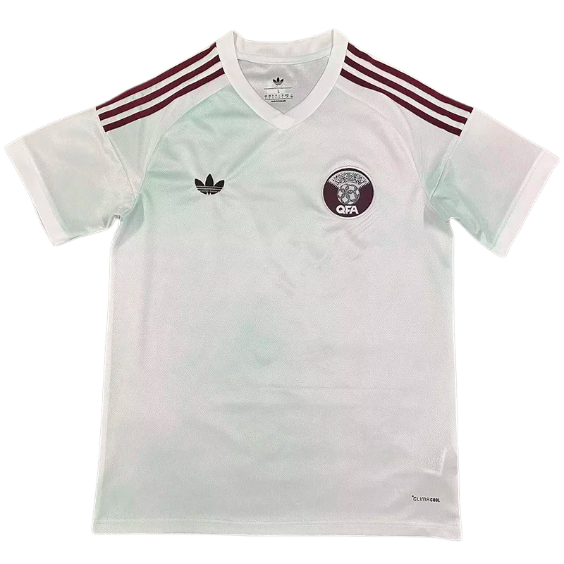 2026-27 Mens Qatar Away white Fans Soccer Jersey