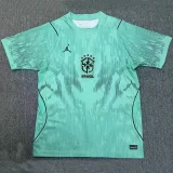 2026-27 Mens Brazil Blue Goalkeeper Fans Soccer Jersey