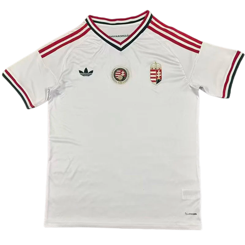 2026-27 Mens Hungary Away white soccer jersey