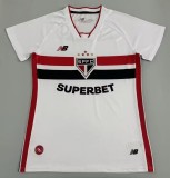 2026-27 Women Sao Paulo home white soccer jersey