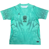 2026-27 Mens Brazil Blue Goalkeeper Fans Soccer Jersey