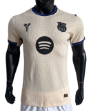 2025-26 Mens Barcelona Player away  soccer Jersey