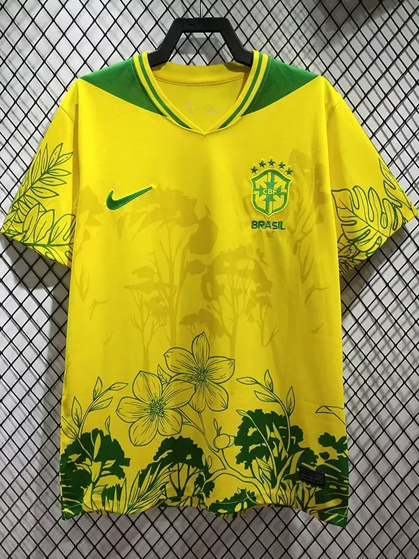 2026-27 Mens Brazil Yellow Special Edition Fans Soccer Jersey