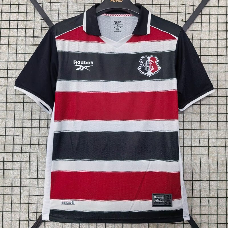 2026-27 Mens Santa Cruz home Red White Black soccer jersey