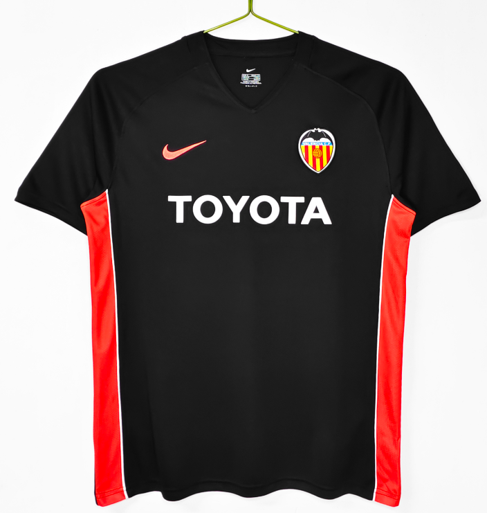 2006-07 Mens Valencia Away Retro Soccer Jersey
