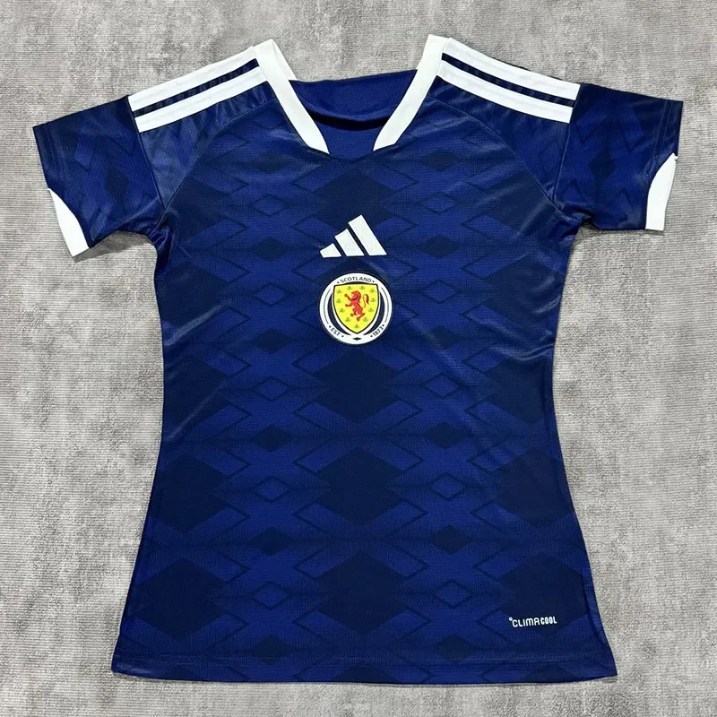 2026-27 Women Scotland Home blue Fans Soccer Jersey