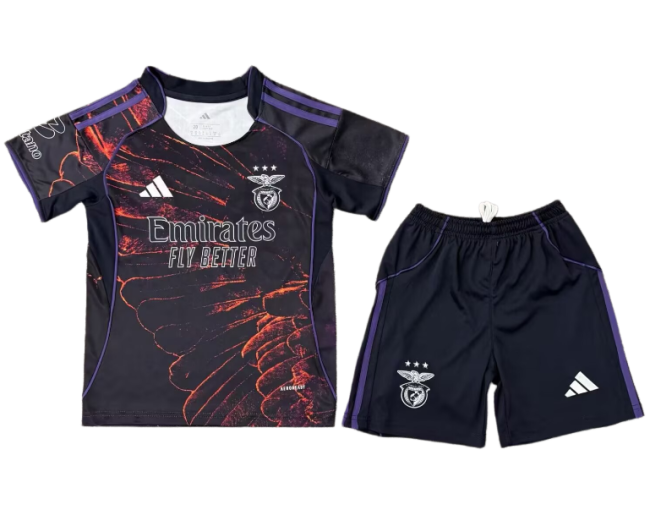 2025-26 KIDS Benfica Fourth away soccer Jersey