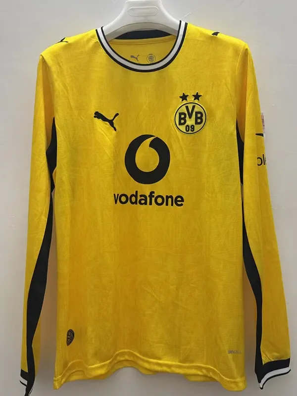 2026-27 Mens Borussia Dortmund  home  Long Sleeve yellow soccer jersey