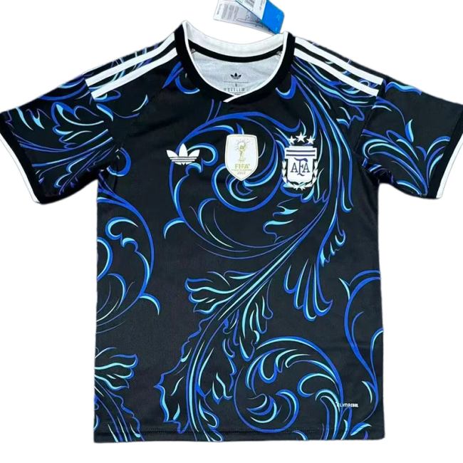 2026-27 Mens Argentina black away with FIFA World Champions 2022 Patch Soccer Jersey
