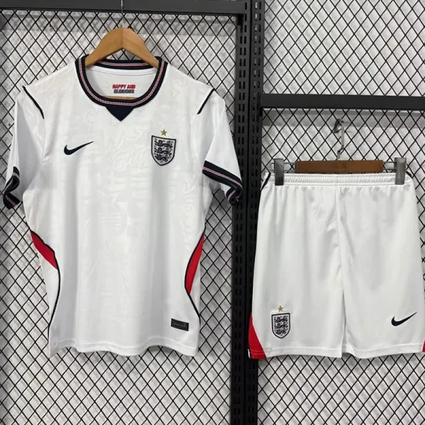 2026-27 Kids England Home Soccer Jersey