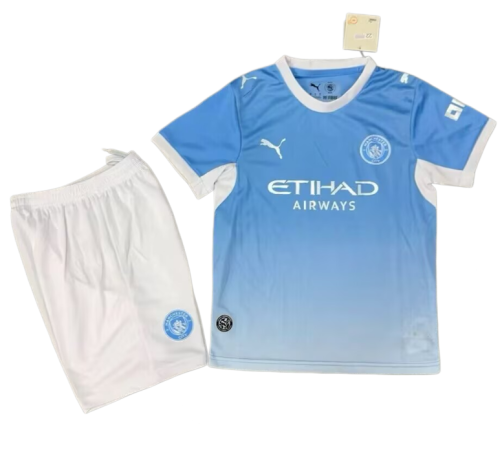 2026-27 Kids Manchester City home soccer  jersey