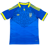 2026-27 Mens Ukraine Away blue Soccer Jersey
