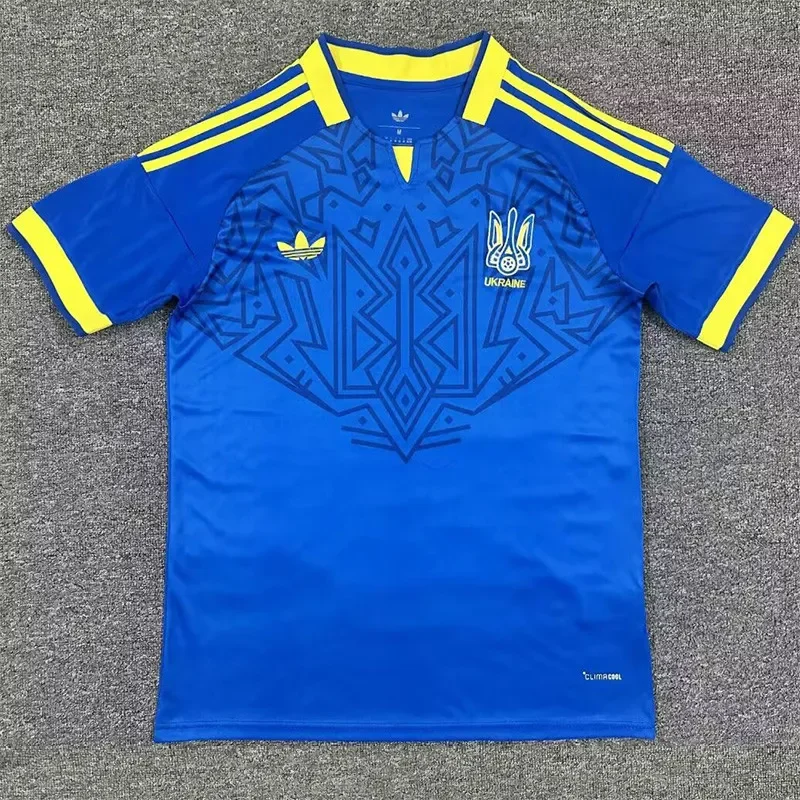 2026-27 Mens Ukraine Away blue Soccer Jersey