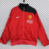 2007-2008  Mens Manchester United Red Retro Windbreaker