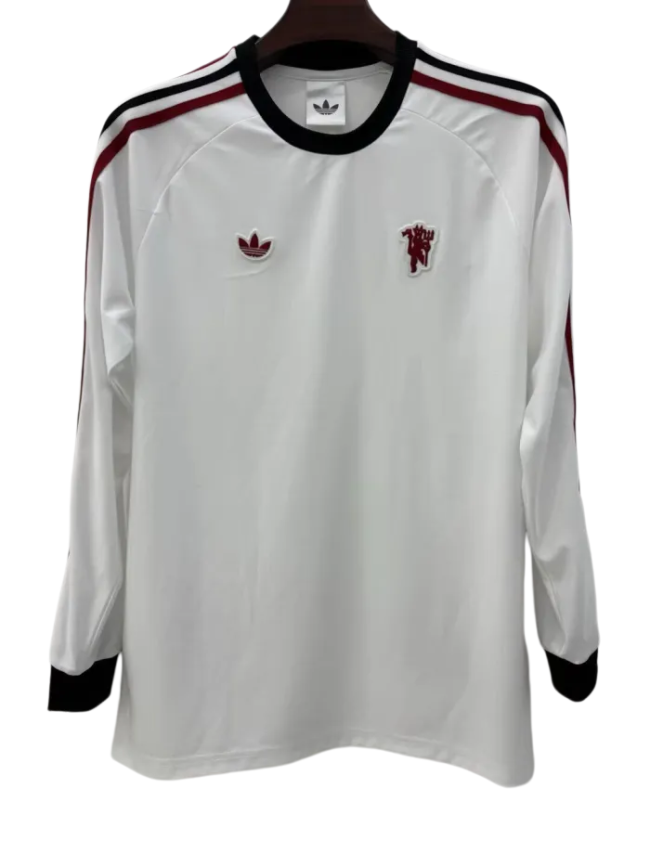 2026-2027 Manchester United White Original long sleeve Soccer Jersey