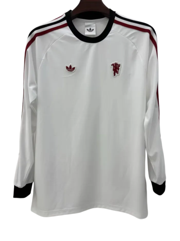 2026-2027 Manchester United White Original long sleeve Soccer Jersey