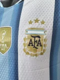 2026-27 Mens Argentina home Player version with FIFA World Champions 2022 Patch long sleeve soccer Jersey