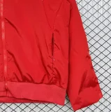 2007-2008  Mens Manchester United Red Retro Windbreaker