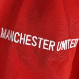 2007-2008  Mens Manchester United Red Retro Windbreaker