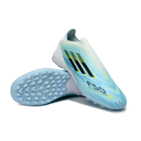 Adidas F50 Elite Laceless light blue Soccer Shoes