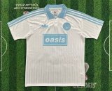 2025 Ad Oasis  Joint Edition #25 white polo Short Sleeve