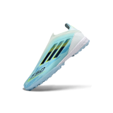 Adidas F50 Elite Laceless light blue Soccer Shoes