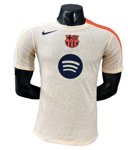 2026-27 Mens Barcelona Special Edition light yellow Player version soccer Jersey