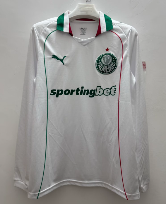 2026-27 Mens Palmeiras away long sleeve Soccer Jersey