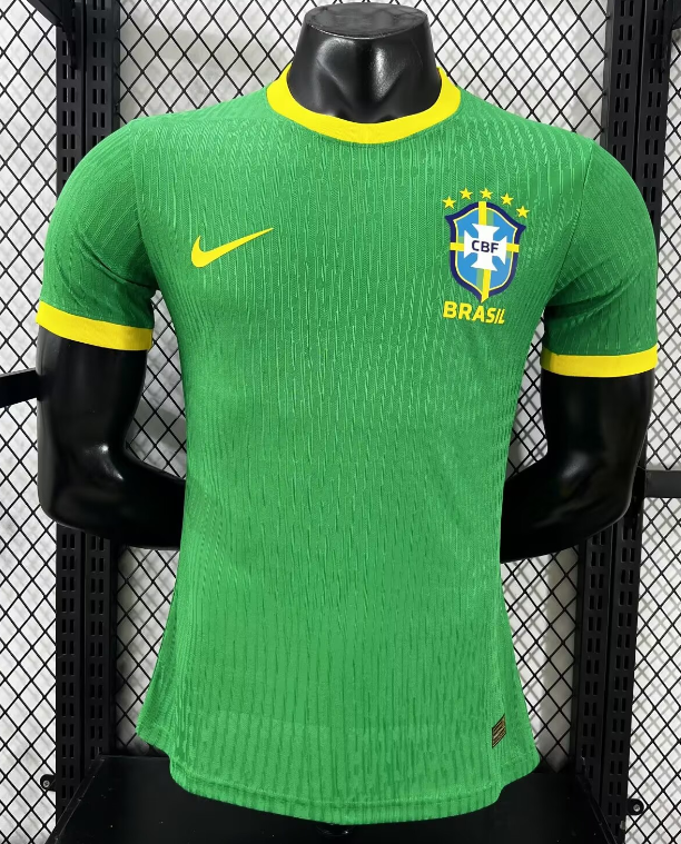 2026-27 Mens Brazil Special Edition green Player version soccer jersey