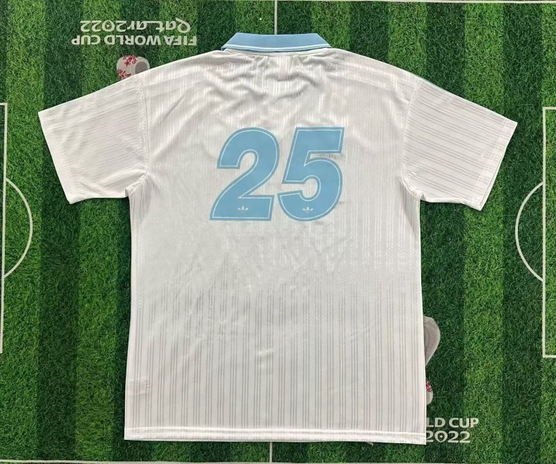 2025 Ad Oasis  Joint Edition #25 white polo Short Sleeve