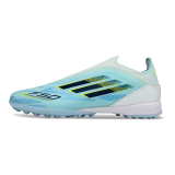 Adidas F50 Elite Laceless light blue Soccer Shoes