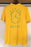 2026-27 Brazil yellow Soccer Cotton T-Shirt
