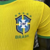 2026-27 Mens Brazil Special Edition yellow Player version soccer jersey