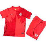 2026-27 Kids Canada home Soccer Jersey