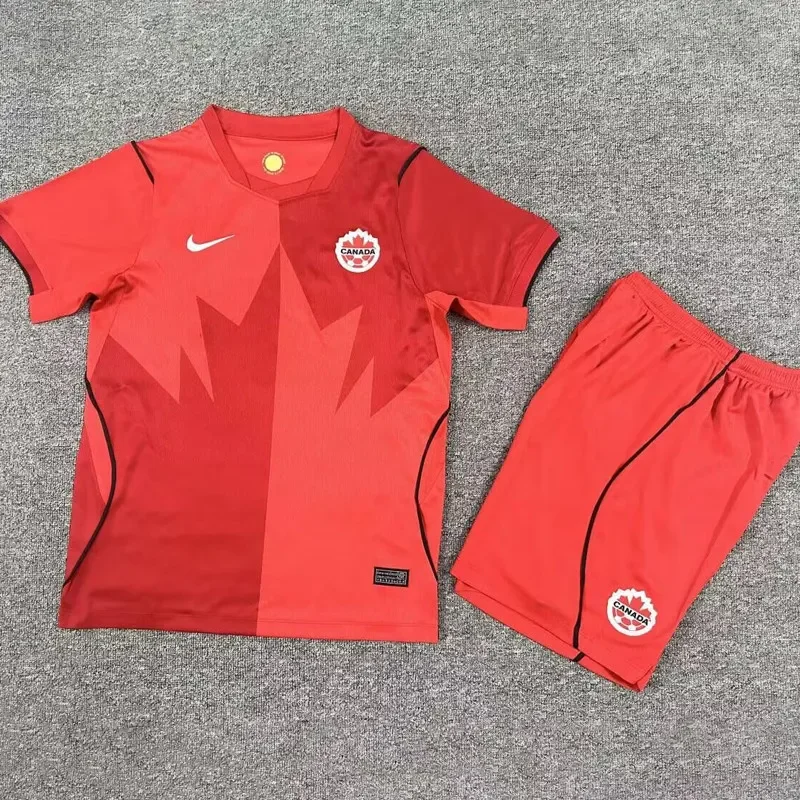 2026-27 Kids Canada home Soccer Jersey