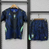 2026-27 Kids Brazil away Soccer Jersey