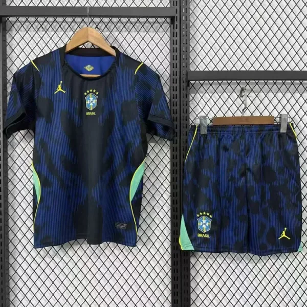 2026-27 Kids Brazil away Soccer Jersey