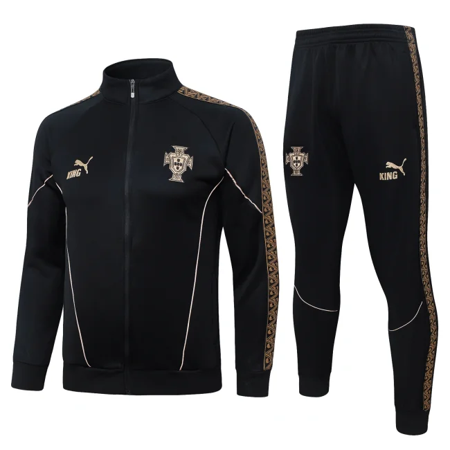 2026-27 Portugal black Jacket Tracksuit A26016#