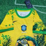 2025-26 Kids Brazil Yellow Special Edition Soccer Jersey