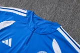 2026-27 Mens Cruzeiro lake blue Half-pull Tracksuit B26011#