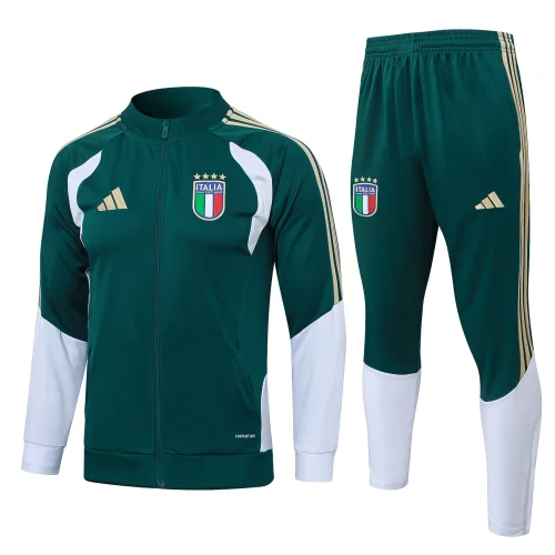2026-27 Italy green Jacket Tracksuit A26015#
