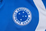 2026-27 Mens Cruzeiro lake blue Half-pull Tracksuit B26011#