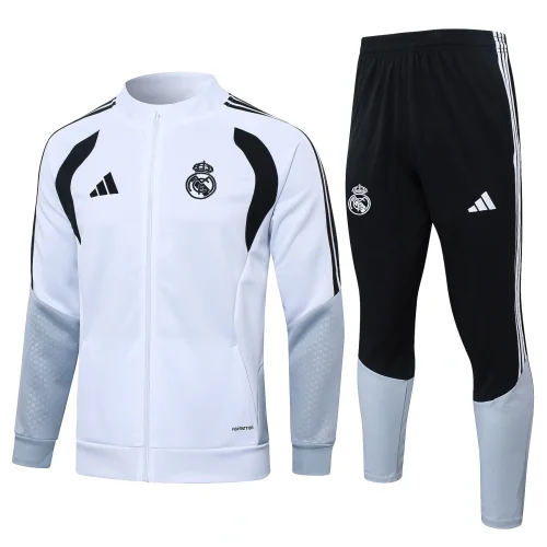 2026-27 Mens Real Madrid white Jacket Tracksuit A26017#