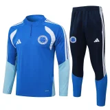 2026-27 Mens Cruzeiro lake blue Half-pull Tracksuit B26011#