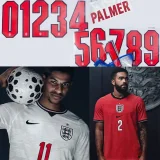 2026-27 England Away Long Sleeve Player Version Soccer Jersey