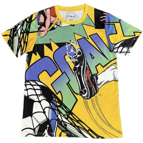 2026-27 Mens Brazil comic Special Edition Fans Soccer Jersey