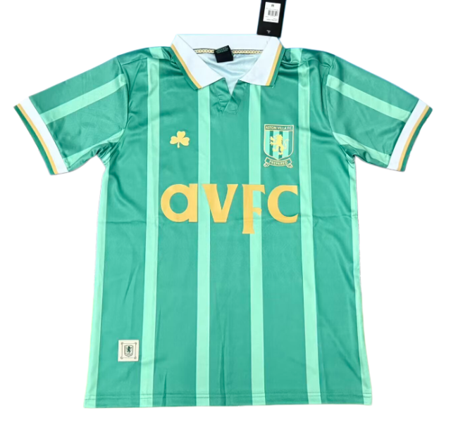 2025-26 Aston Villa Green Special Edition Fans Soccer Jersey